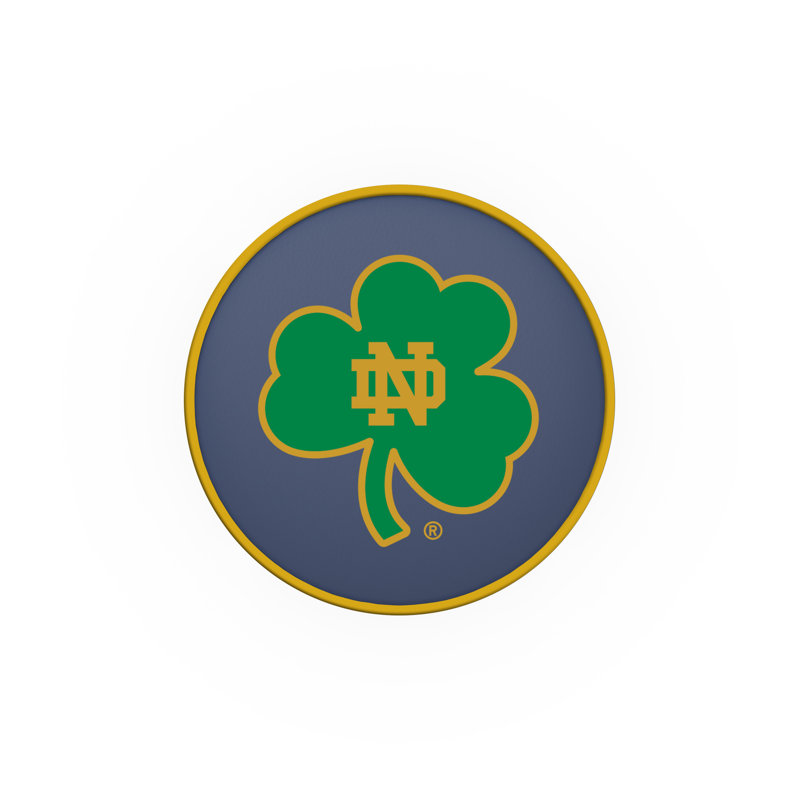 NCAA Swivel Bar & Counter Stool, Counter Stool (25" Seat Height), Notre Dame (Shamrock)