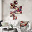 Benoît - ensemble d'art mural floral de 5
