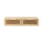 Rattan Floating Entryway Console Table