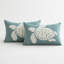 Coussin décoratif lombaire 12 pi x 20 po Coastal Sea Turtle-128734292