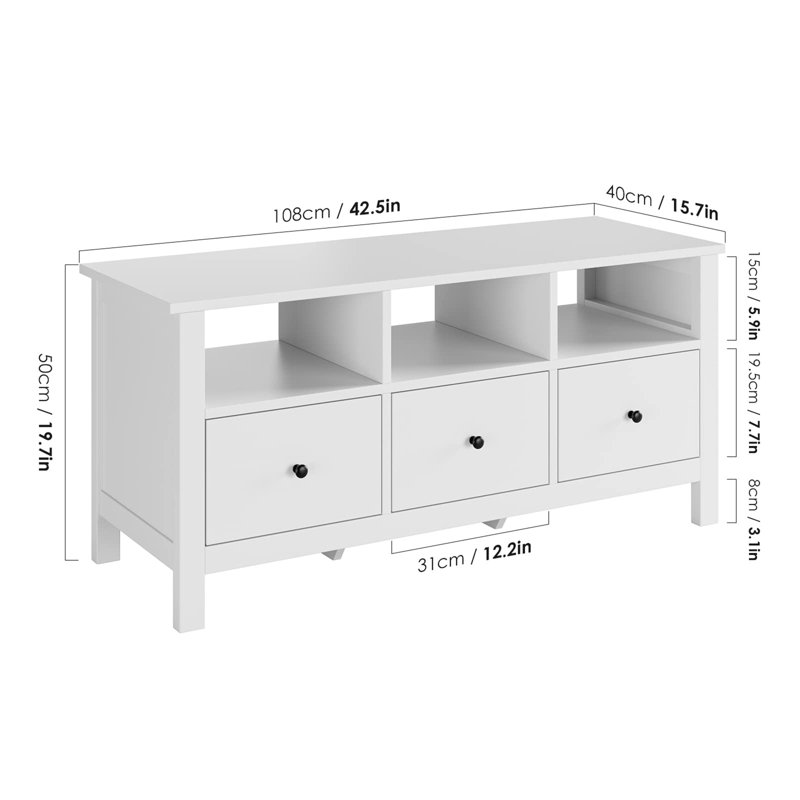 Mcfarlin Unfinished TV Stand for TVs up to 43"