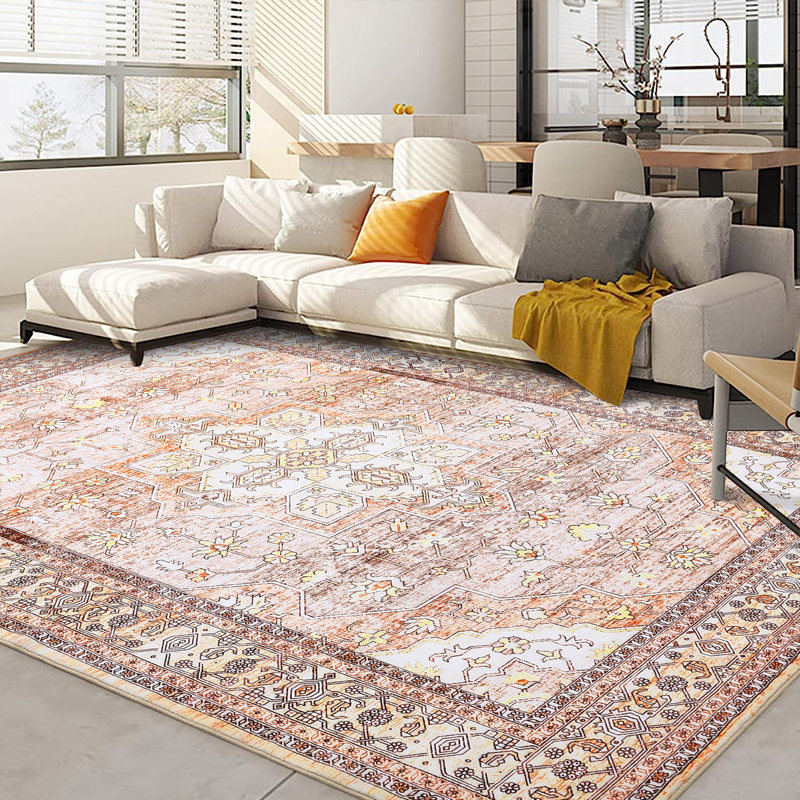 Lucciana Washable Rug, Rectangle 8' x 10'