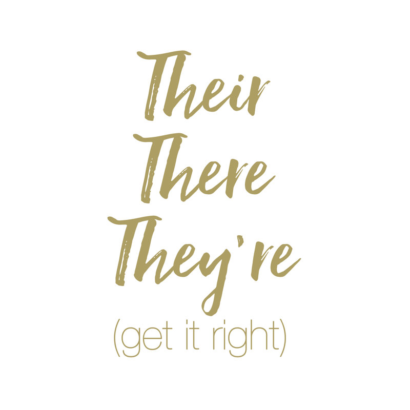 Grammar Police - Wrapped Canvas Print, 76cm H x 76cm W
