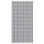Tapis d'extérieur extra large 9 x 18 pieds, motif trèfle réversible noir et blanc