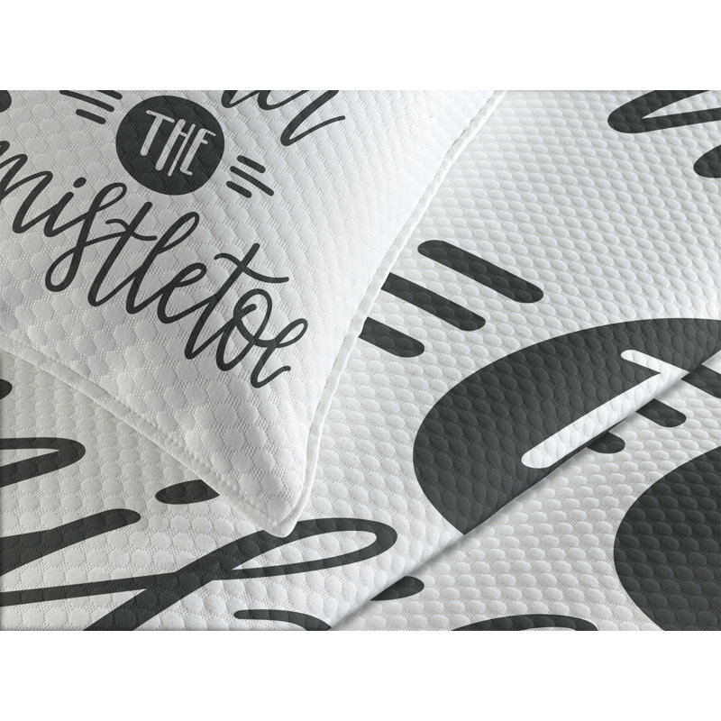 Farmhouse / Country Polyester Coverlet, King Coverlet + 2 Shams