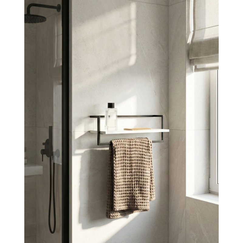 1 Wall Mounted Required Towel Rack