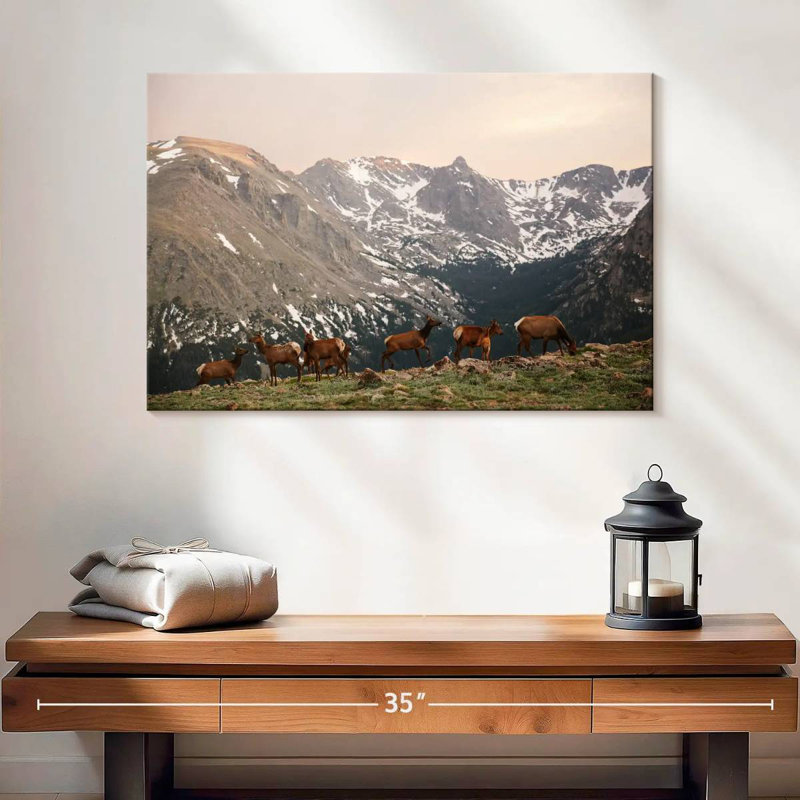 Brampt Deer Gang, 16" H x 24" W