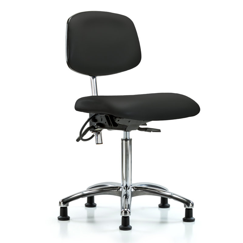Chaise antistatique, Noir, Patins, Non inclus