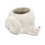 Jardinière décorative texturée sable et ciment de 8,3 po x 7 po x 4,7 po pour décoration bohémienne avec combinaisons de plantes