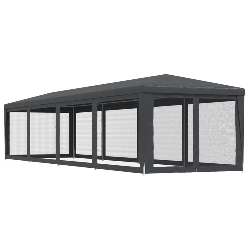 Alexin 3m x12m Iron Party Tent, Anthracite, Anthracite
