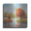«Lake Reflections II» par Tim O'Toole, art mural en métal, 24 po x 24 po