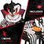 Clown de cirque effrayant Haunted Hill Farm Hartley le clown effrayant assis par Tekky, animée par le mouvement d'Halloween