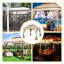 11 pi. x 11 pi Pavillon de jardin en métal