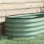 Ensemble de jardin surélevé galvanisé l 23,5 po x H 16,5 po L 94,5 po, jardinière en métal avec bordure, séduisant pour la beauté