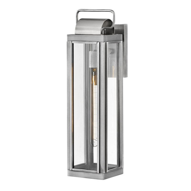 Lanterne murale d'extérieur Sag Harbor, Noir, H 21,25 po x l 5,5 po x P 7,5 po