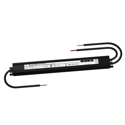 96-Watt 24-Volt DC Ultra-Slim Outdoor LED Power Supply Driver, IP65, Dimmable, ETL Listed
