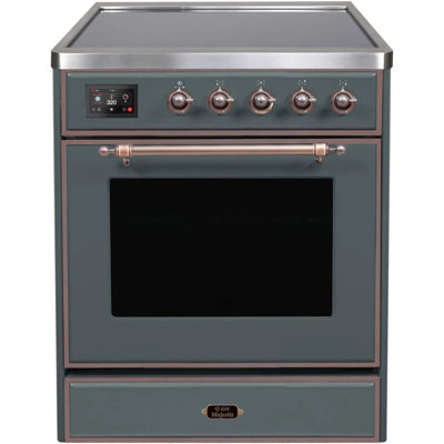 ILVE Majestic II Series 40 inch Induction Range with 6 Induction Elements (Glass Door)