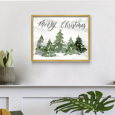 Merry Christmas -Framed Print - Restickable