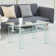 Swann Glass Top Coffee Table