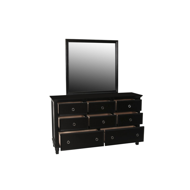 Gilpin 8 - Drawer Dresser, Black
