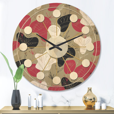 Horloge murale Folk