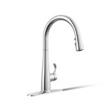 Simplice Touchless Pull-Down Kitchen Sink Faucet with Three-Function Sprayhead