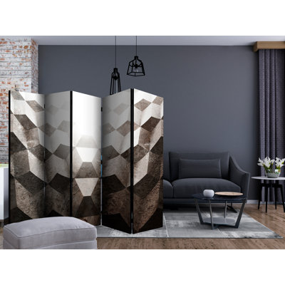 Brousseau 172cm H Folding Room Divider
