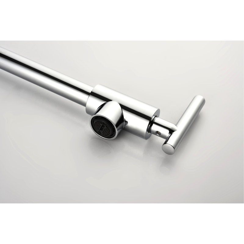 Pot Filler Faucet - Brass Inner, Outer, Quiet Flow Supply Structure, Coating, Stable Release, Brass