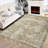 9X12 Vintage Area Rugs For Living Room, Washable Carpet Indoor Non Slip Large Area Rugs, Soft Low Pile Rug Foldable Floor Rug For Bedroom Dining Room Dorm (Taupe)-848317068