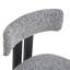 Chaises de salle à manger rembourrées sans accoudoirs avec pieds en métal (ensemble de 2)-119320489