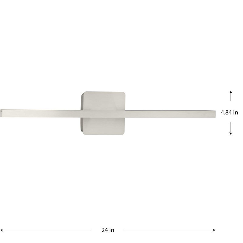 Phase 5 LED Dimmable LED Bath Bar, Brushed Nickel