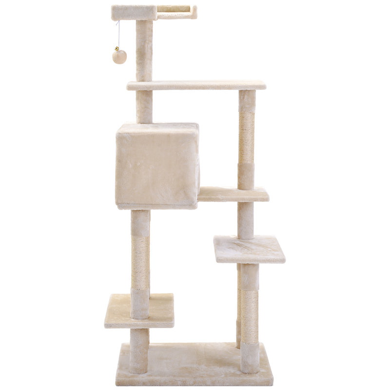 Velda 150cm H Cat Tree, Beige