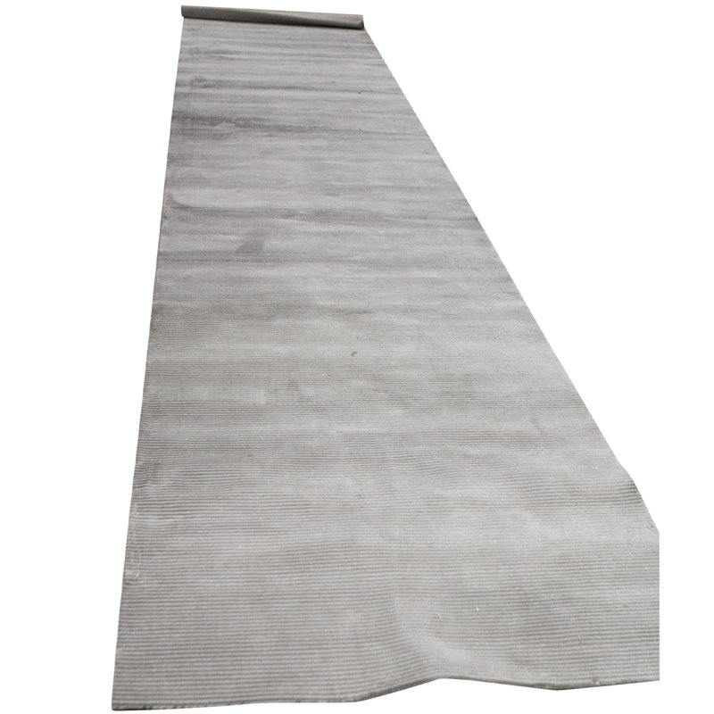 Hand Woven Wool Area Rug, Runner 4' x 20'