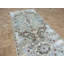 Tapis intérieur en laine bleu/vert 3 pi 3 po x 13 pi 11" one-of-kind-the main noué la