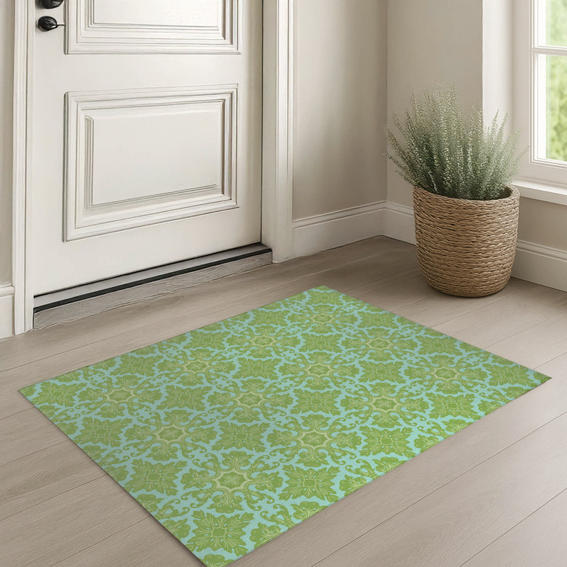 Paillasson Damask, L 24 po x L 36 po, Vert