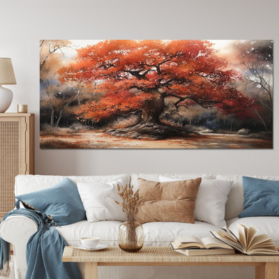 " Fall Foliage Tree in the Woods II " Print
