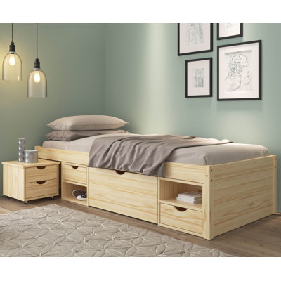 Chamarion Solid Wood Bed