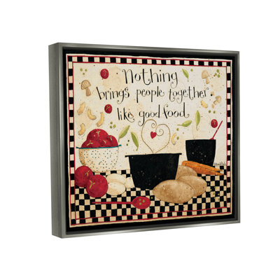 " Good Food Brings People Together Phrase " by Dan DiPaolo