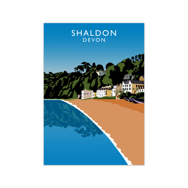 Shaldon Devon by Richard O'Neill - Print, 297 cm H x 21 cm W