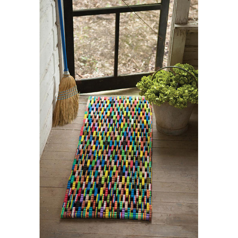 RECYCLED FLIP FLOP LARGE DOOR MAT