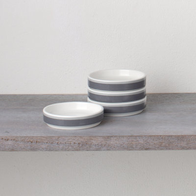 Noritake Colorstax Stripe Mini Plates, 3-3/4"