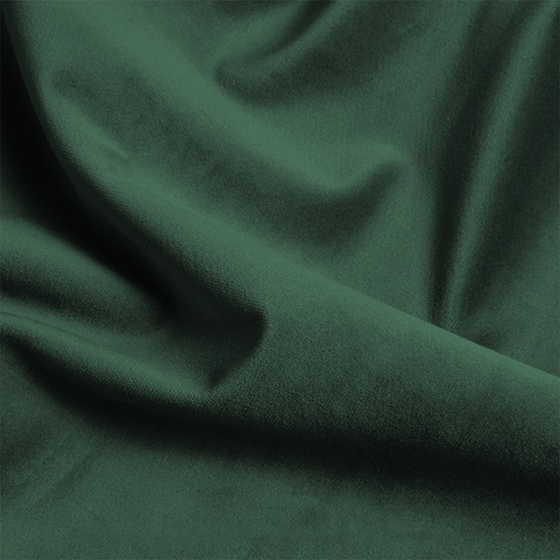 Chaise de bureau ergonomique pivotante à hauteur réglable Schick, Velours vert foncé
