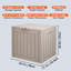 Outdoor Storage Box Resin Deck Box 31 Gallon Patio Waterproof Organizer