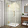 Avalux GS 32 in. W x 38 in. D x 72 in. H Frameless Shower Enclosure in , Clear Glass