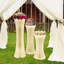Ensemble de colonnes de présentation en carton pliable à la taille