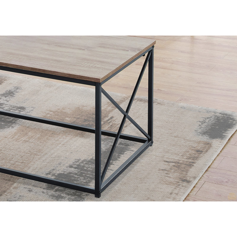 Ensemble de table, ensemble de 3 pièces, café, bout, côté, décor, salon, métal, contemporain, Plateau taupe / base noire