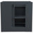 Amedea 37'' Single Bathroom Vanity with Top-696254514-696254517