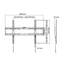 Lauer Symple Stuff Single Screen Wall Mount