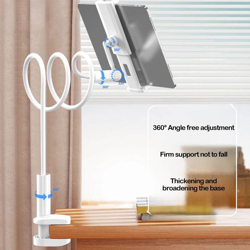 Support de support de tablette pour téléphone portable Support de support en porte-à-faux multifonctionnel 360 degrés, A