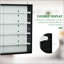 Vitrine murale à 5 niveaux avec portes en verre et tablettes réglables HOMcom-2021024967